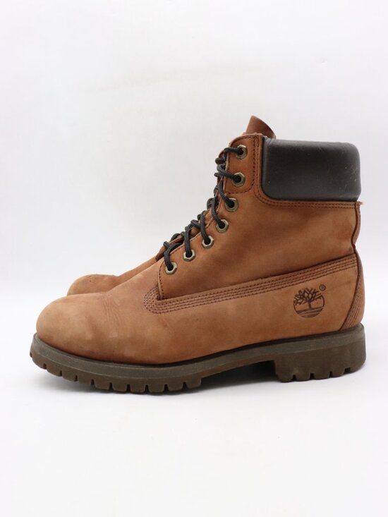 Timberland 6” Premium Waterproof Men’s 9 M Brown Nubuck Leather Boots Made USA main image 7